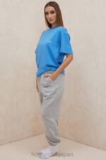 衣類 House of CB クインブルー オーバーサイズ コットンジャージー Tシャツ 0N8J788 - Image 7