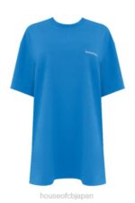 衣類 House of CB クインブルー オーバーサイズ コットンジャージー Tシャツ 0N8J788 - Image 10