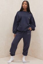 衣類 House of CB クラウド ネイビー ブラッシュバック ジョギング パンツ 0N8J997 - Image 4