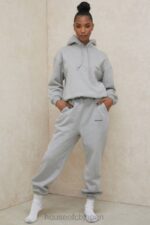 衣類 House of CB クラウドグレーのブラッシュバックジョギングパンツ 0N8J1006 - Image 2