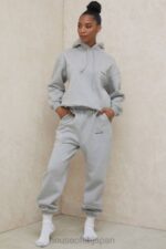 衣類 House of CB クラウドグレーのブラッシュバックジョギングパンツ 0N8J1006 - Image 8