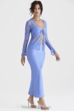 衣類 House of CB クララブルーサテンバイアスカットミディスカート 0N8J902 - Image 9