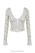 衣類 House of CB クラリッサ ガーデン プリント レース トリム トップ 0N8J717 - Image 4