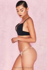 衣類 House of CB クリアサイドストラップソリューション Tバック - ベージュ 0N8J1298 - Image 4