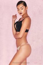 衣類 House of CB クリアサイドストラップソリューション Tバック - ベージュ 0N8J1298 - Image 5