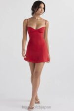 衣類 House of CB クリスティアナレッドミニドレス 0N8J426 - Image 11