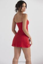 衣類 House of CB クリスティアナレッドミニドレス 0N8J426 - Image 17