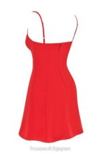 衣類 House of CB クリスティアナレッドミニドレス 0N8J426 - Image 8