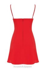 衣類 House of CB クリスティアナレッドミニドレス 0N8J426 - Image 9