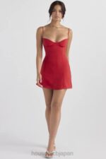 衣類 House of CB クリスティアナレッドミニドレス 0N8J426 - Image 10