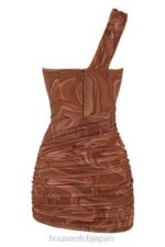 衣類 House of CB クレメンタイン スワールプリント カットアウト ミニドレス 0N8J567 - Image 6