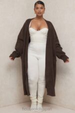 衣類 House of CB クロエ チョコレートニット オーバーサイズカーディガン 0N8J780 - Image 16