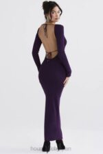 衣類 House of CB ケアナ グレープ リブニット マキシドレス 0N8J318 - Image 15