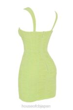 衣類 House of CB ケイトライムシャーリングメッシュミニドレス 0N8J540 - Image 6