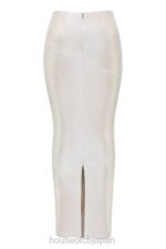 衣類 House of CB コレット シマー シャンパン ミディスカート 0N8J898 - Image 7