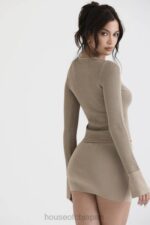 衣類 House of CB サバンナ トープ ニット ロングスリーブ トップ 0N8J709 - Image 9