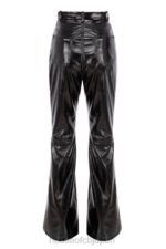 衣類 House of CB サフィー ブラック ビーガン レザー ハイウエスト パンツ 0N8J1012 - Image 7