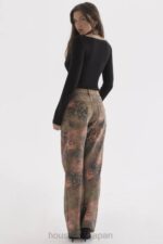衣類 House of CB サミア フローラル プリント ジーンズ 0N8J638 - Image 9