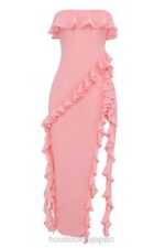 衣類 House of CB サリナ アプリコット フリル マキシドレス 0N8J234 - Image 6