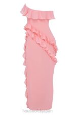 衣類 House of CB サリナ アプリコット フリル マキシドレス 0N8J234 - Image 7