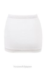 衣類 House of CB サレル アイボリー 華奢ニット ミニスカート 0N8J921 - Image 9