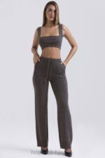 衣類 House of CB シア チャコール カシミア ブレンド ブラレット 0N8J647 - Image 2