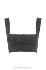 衣類 House of CB シア チャコール カシミア ブレンド ブラレット 0N8J647 - Image 3