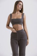 衣類 House of CB シア チャコール カシミア ブレンド ブラレット 0N8J647 - Image 7