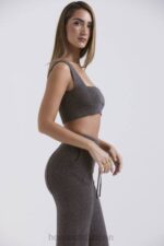 衣類 House of CB シア チャコール カシミア ブレンド ブラレット 0N8J647 - Image 9