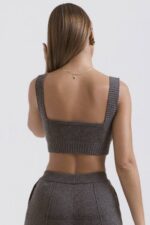衣類 House of CB シア チャコール カシミア ブレンド ブラレット 0N8J647 - Image 10