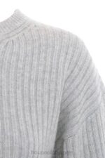 衣類 House of CB シャナ グレー オーバーサイズ クロップ リブセーター 0N8J771 - Image 5
