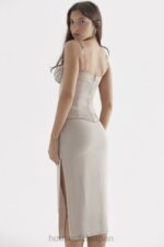 衣類 House of CB シャンタル シャンパンサテントップ 0N8J683 - Image 14
