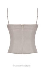 衣類 House of CB シャンタル シャンパンサテントップ 0N8J683 - Image 8