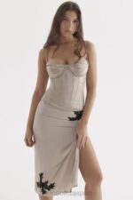 衣類 House of CB シャンタル シャンパンサテントップ 0N8J683 - Image 9