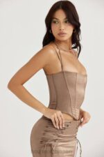 衣類 House of CB シャンテルラテサテンコルセット 0N8J60 - Image 13