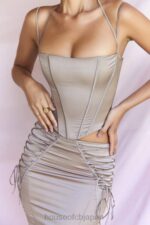 衣類 House of CB シャンテルラテサテンコルセット 0N8J60 - Image 6