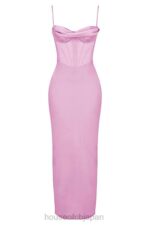 衣類 House of CB シャーメイン ピンク コルセット マキシ ドレス 0N8J379 - Image 12