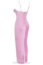 衣類 House of CB シャーメイン ピンク コルセット マキシ ドレス 0N8J379 - Image 3