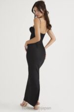 衣類 House of CB シャーメインブラックコルセットマキシドレス 0N8J474 - Image 8