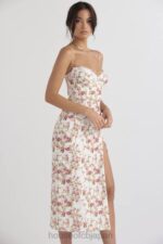 衣類 House of CB シャーロット ローズ プリント コルセット ミディ サンドレス 0N8J431 - Image 18