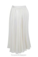 衣類 House of CB シュゼット アイボリー ギャザーミディスカート 0N8J839 - Image 5