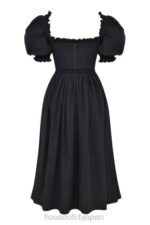 衣類 House of CB シルヴァーナ ブラック パフスリーブ ミディ サンドレス 0N8J225 - Image 11