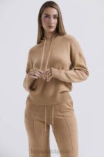 衣類 House of CB ジオンニ キャメル カシミア ブレンド パーカー 0N8J651 - Image 3