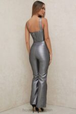衣類 House of CB ジャスシルバーキックフレアパンツ 0N8J992 - Image 6