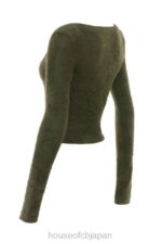 衣類 House of CB ジーンカーキのふんわりニットカーディガン 0N8J658 - Image 5
