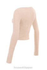 衣類 House of CB ジーンベージュのふんわりニットカーディガン 0N8J657 - Image 5