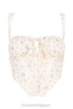 衣類 House of CB ジーンレモンフローラルコルセット 0N8J106 - Image 3