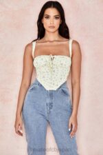 衣類 House of CB ジーンレモンフローラルコルセット 0N8J106 - Image 8
