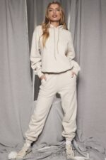 衣類 House of CB スカイ オートミール フリース バック ジョギング パンツ 0N8J953 - Image 2
