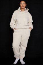 衣類 House of CB スカイ オートミール フリース バック ジョギング パンツ 0N8J953 - Image 6